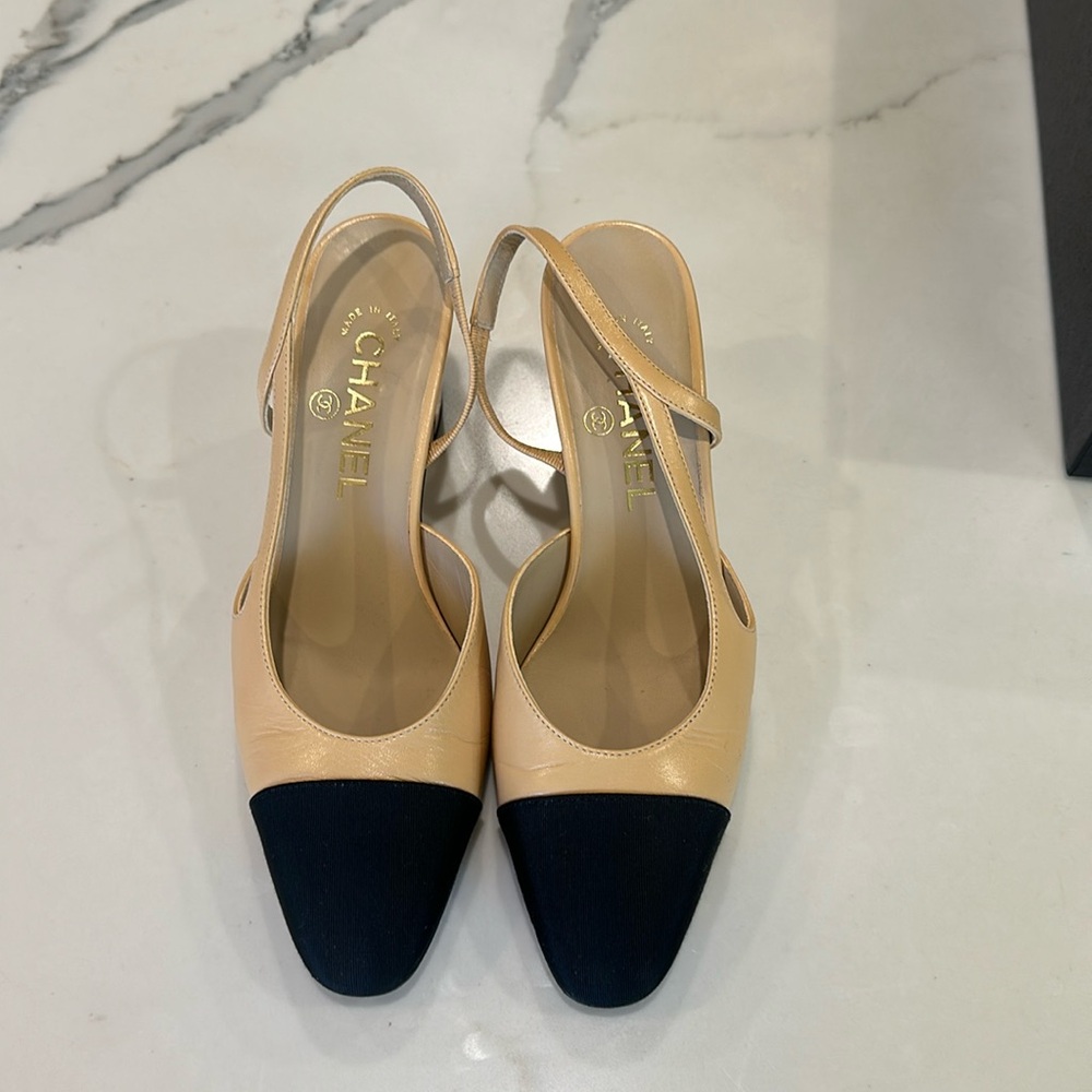 Chanel slingback shoes